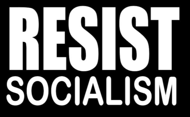 Resist socialism decals